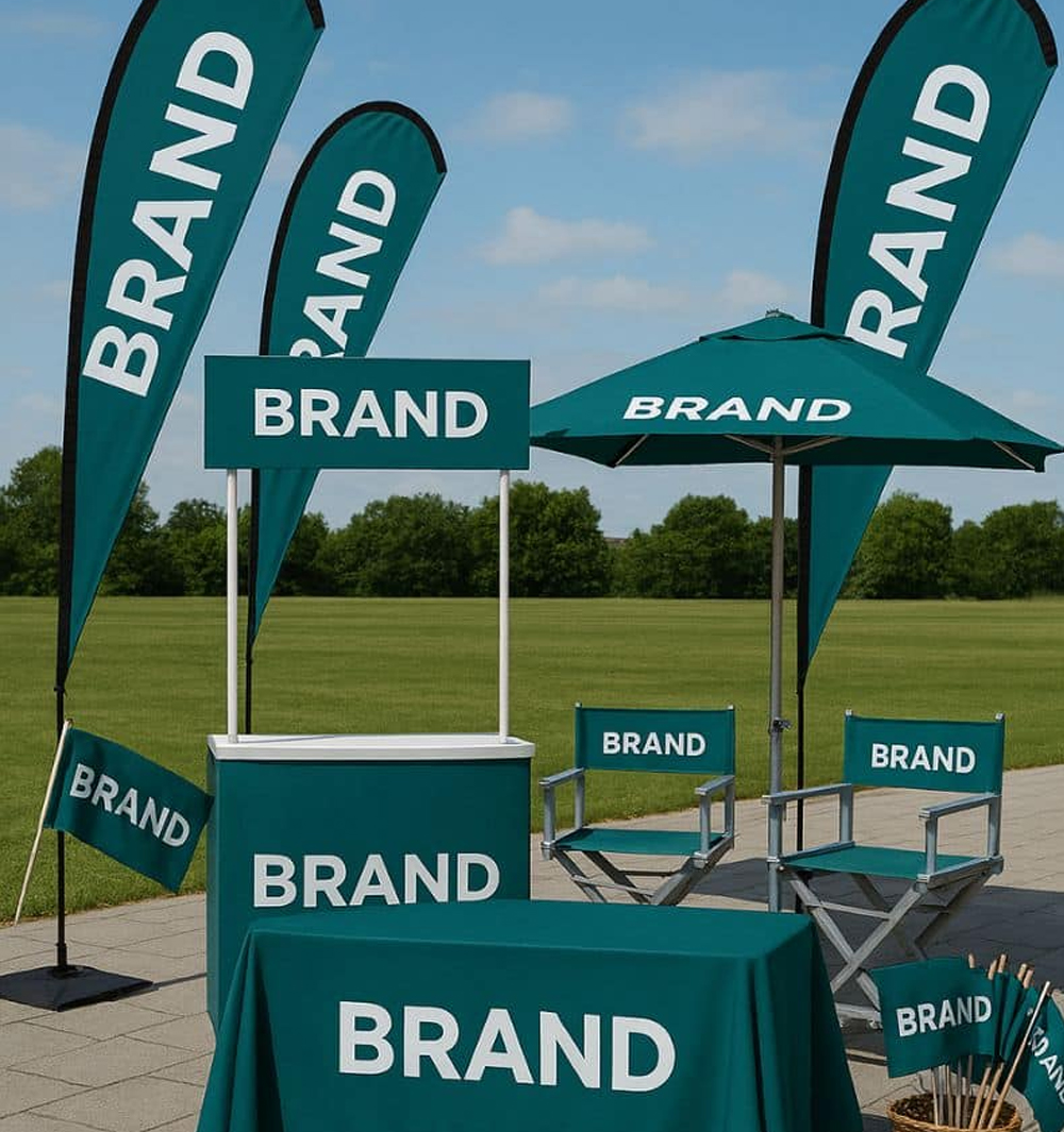 Event branded products in use