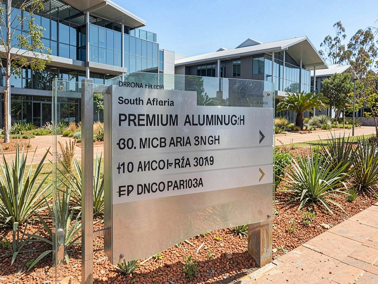 Branded corporate signage